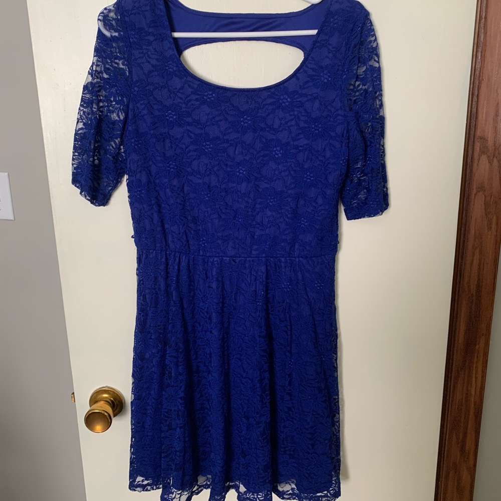 Blue Lace Dress